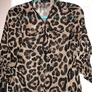 Cheetah blouse